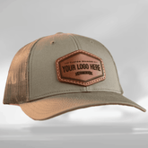 115 Custom Leather Patch Hat